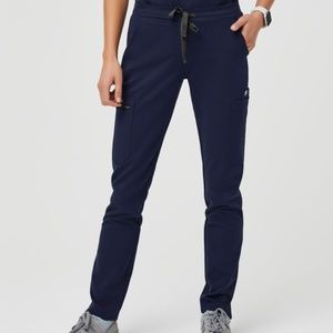 Figs Navy Yola Skinny Scrub Pants